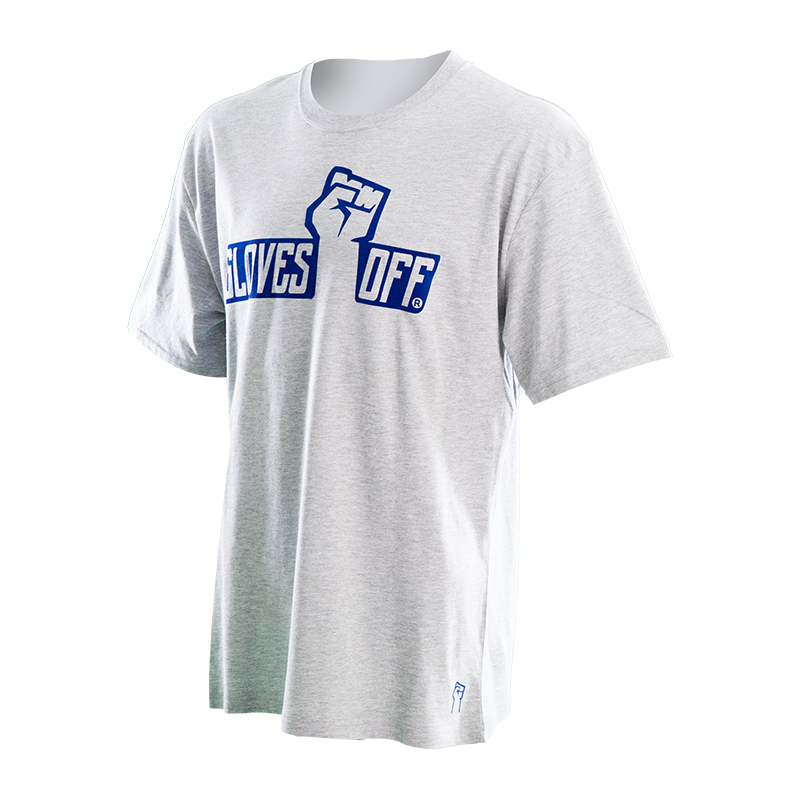 ADULT T-SHIRT GREY WITH ROYAL ICONIC LOGO