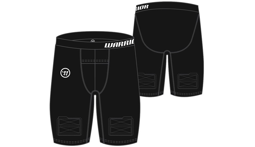 Warrior Compression Short W/Cup JR/YTH