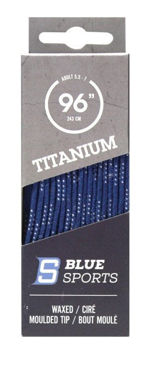 Titanium Laces Waxed Royal