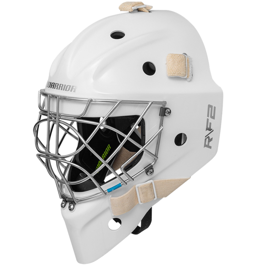 Warrior Ritual R/F2 E+ JR Goalie Mask Certified Cat Eye Cage