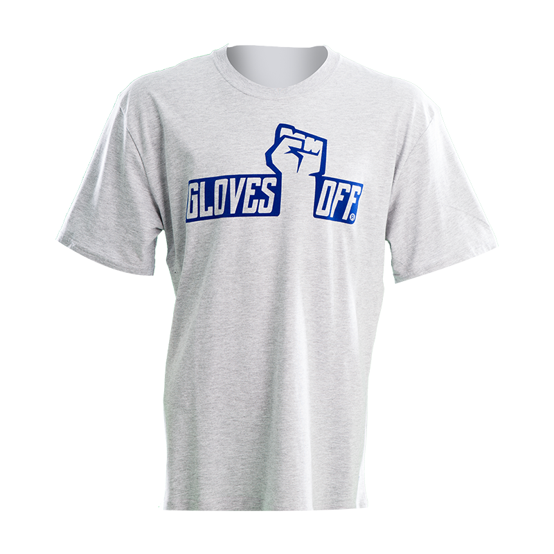 ADULT T-SHIRT GREY WITH ROYAL ICONIC LOGO