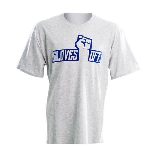 ADULT T-SHIRT GREY WITH ROYAL ICONIC LOGO