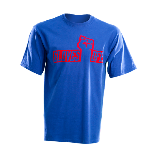 ADULT T-SHIRT ROYAL WITH RED ICONIC LOGO