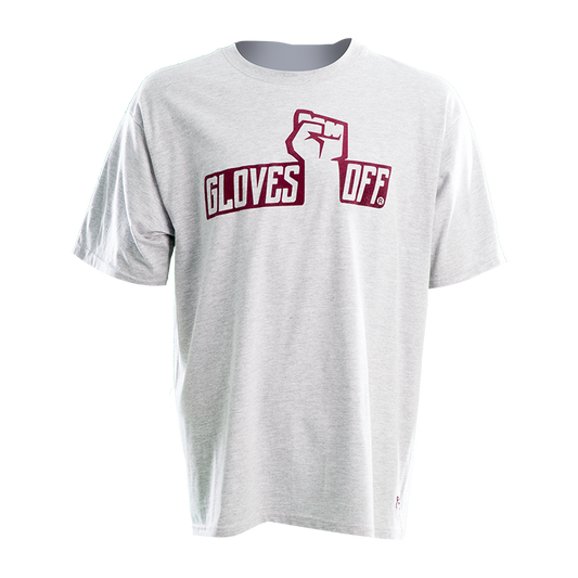T-SHIRT GREY & MAROON