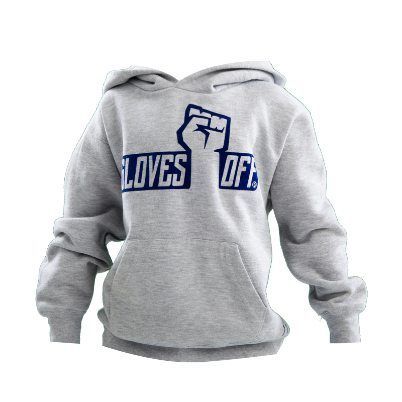 KIDS HOODIE GREY & NAVY