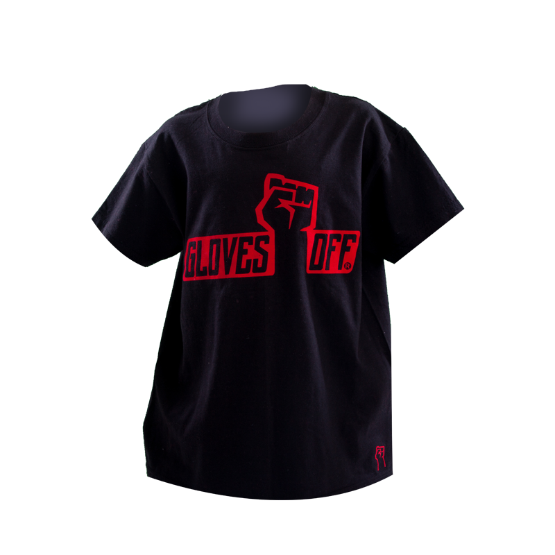 KIDS T-SHIRT BLACK & RED